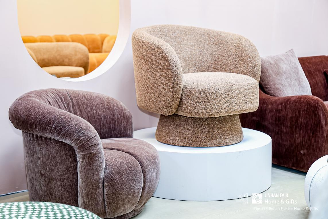 trendy furniture was showcased at jinhan fair