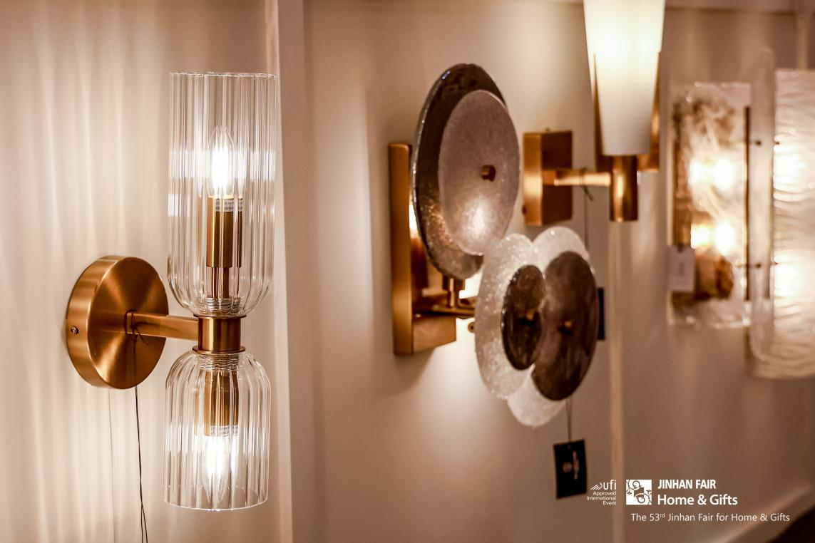 trendy lighting products were showcased at jinhan fair
